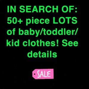 I will buy your clothes!